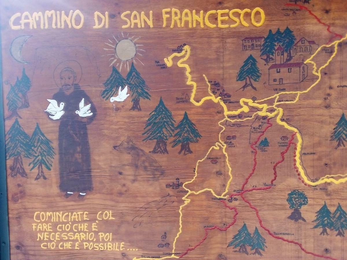La Foresta Albergo Ristorante Pizzeria Badia Prataglia Eksteriør billede